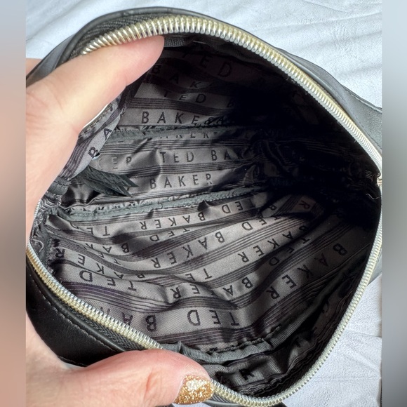 Ted Baker Tiera Opal Printed Crossbody Bag Floral Black Purse Bag Adjustable - Picture 3 of 13